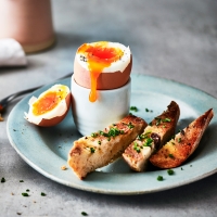 Soft-egg-with-anchovy-toasts